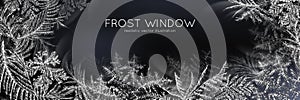Frost Window Horizontal Poster