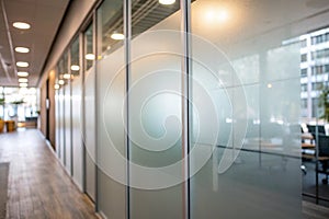 Frosted glass texture for elegant decor photo