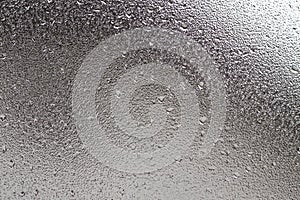 Frosted glass texture photo with blurred background