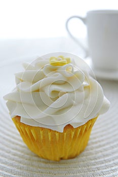 Frosted Lemon Cupcake