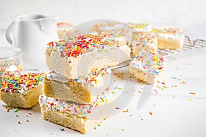 Frosted Sugar Cookie Bars