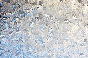 Frosted Winter Window Glass Background