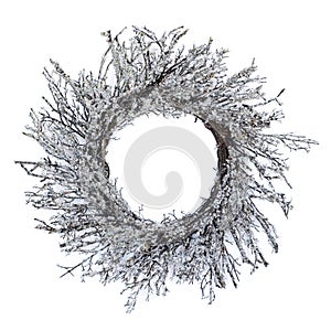 Frosted wreath