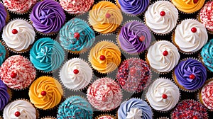 frosting color cupcake food