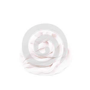 Frosting cream swirl isolated