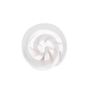 Frosting cream swirl isolated