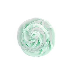 Frosting cream swirl isolated