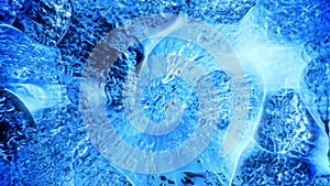 Frostwork abstract motion background seamless loop