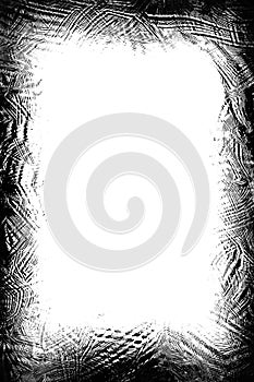 Frosty Black Photo Edges For Portrait Photos 5x7