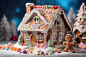 Frosty Delights, Gingerbread Man\'s Winter Wonderland