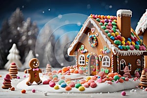 Frosty Delights, Gingerbread Man\'s Winter Wonderland