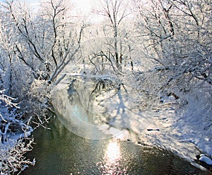 Frosty Iowa Sunrise photo