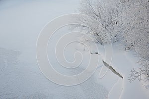 Frosty morning on the river