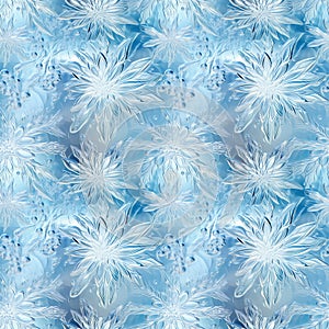 frosty patterns on the glass. seamless pattern