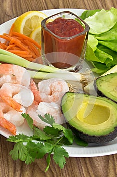 Frosty Shrimp and Avocado