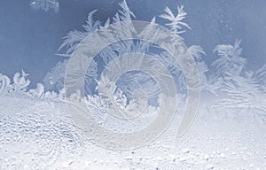 Frosty snowflakes