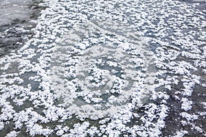 Frosty surface