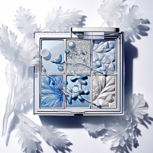 Frosty Winterscape: A Cool-toned Makeup Palette