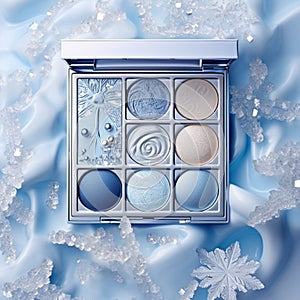 Frosty Winterscape: A Cool-toned Makeup Palette