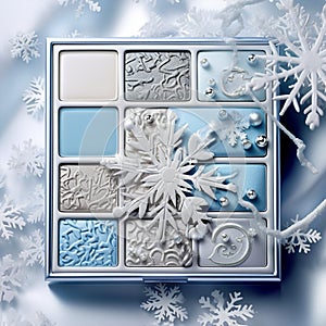 Frosty Winterscape: A Cool-toned Makeup Palette