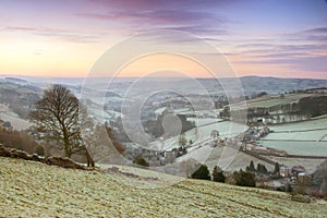 Frosty Yorkshire Winter Landscape