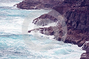 The Frothing Ecology Of Blowholes On Coastline Australia