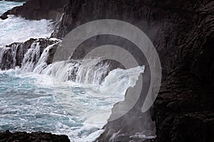 The Frothing Ecology Of Blowholes On Coastline Australia