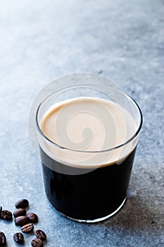 Frothy Cold Brew Nitro Coffee with Beans Ready to Drink