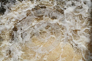 Frothy water photo