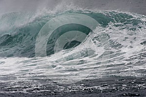 Frothy wave photo