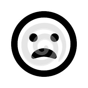 Frown open icon