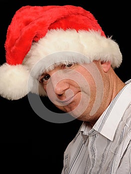 Frowning Christmas Man