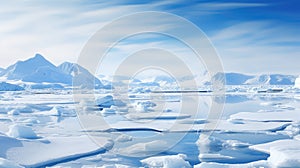 frozen antarctica ice background