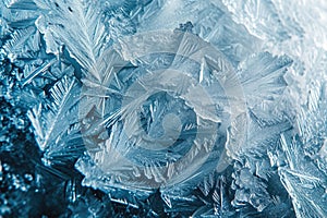 Frozen Artistry: Crystalized Ice Patterns