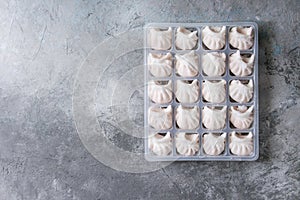 Frozen Asian steam dumplings