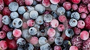 Frozen berries photo