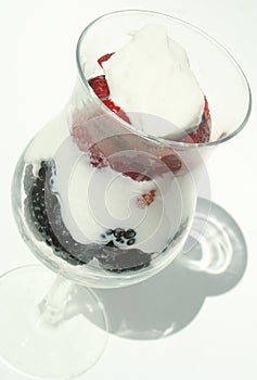 Frozen Berry Parfait