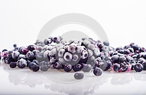 Frozen blueberries