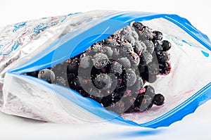 Frozen blueberries