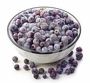 Frozen blueberries