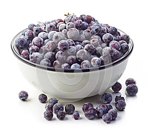 Frozen blueberries