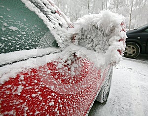 Frozen car
