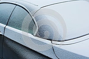 Frozen car detail