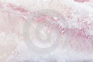 Frozen Catfish Fillet Closeup as Background