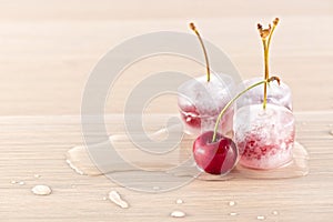 Frozen cherries