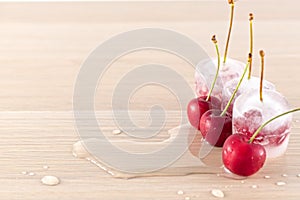 Frozen cherries