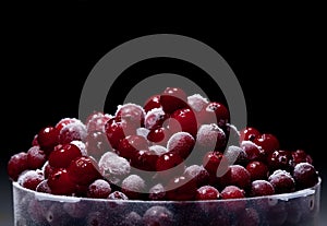 Frozen cranberry