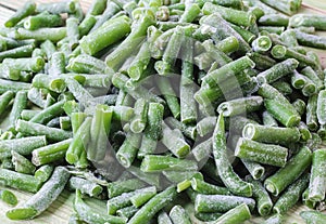 Frozen cut green beans
