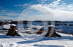 Frozen Dry Falls