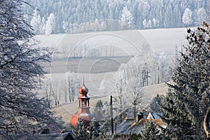 Frozen in east Bohemia photo